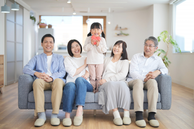 家族の健康を気にかける様子